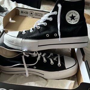 Converse platform sneakers